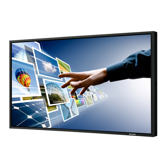Sharp PN-E471R Bedienungsanleitung
