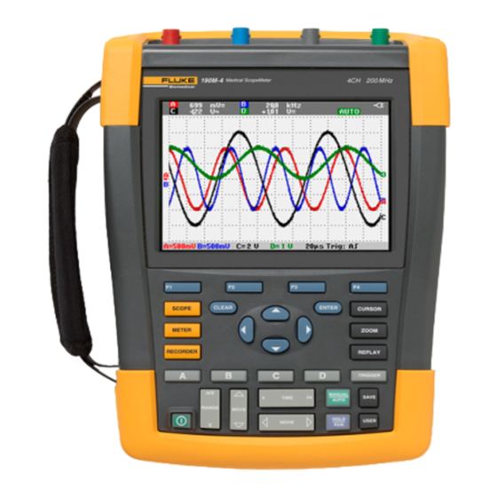 Fluke Biomedical 190M Series Bedienungsanleitung