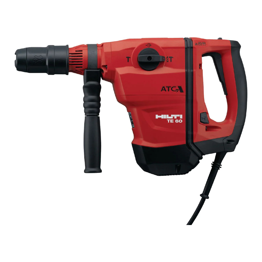 Hilti TE 60 Handbücher