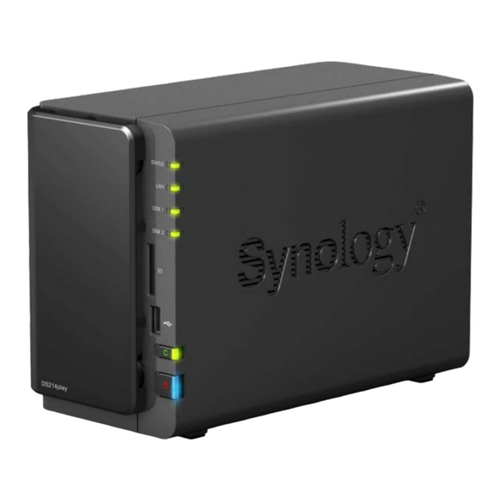 Synology DiskStation DS214play Schnellinstallationsanleitung