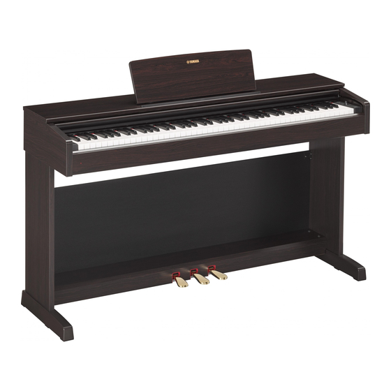 Yamaha Arius YDP-163 Bedienungsanleitung