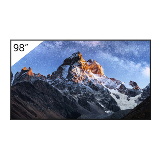 Sony FW-98BZ50L Referenz-Anleitung