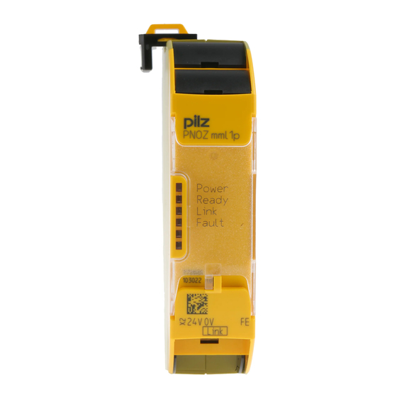 Pilz PNOZ mml1p Bedienungsanleitung