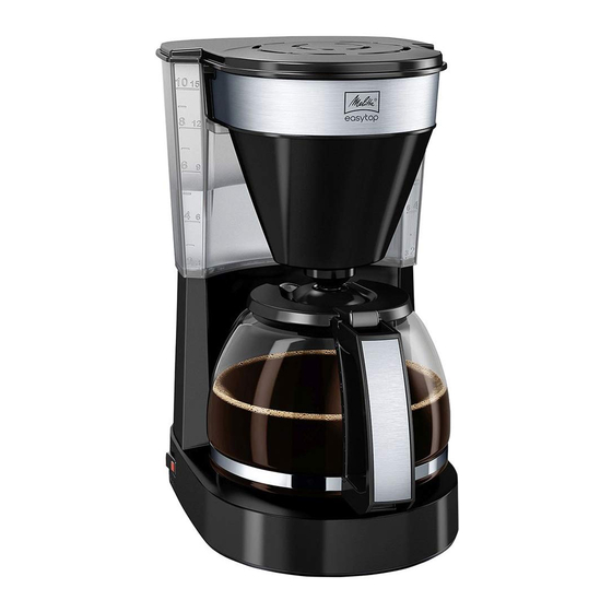 Melitta Easy Gebrauchsanleitung