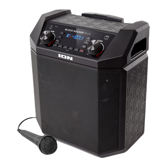 ION BLOCK ROCKER PLUS Schnellstartanleitung