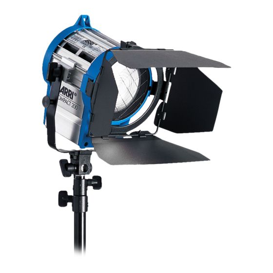 ARRI COMPACT 200 Bedienungsanleitung