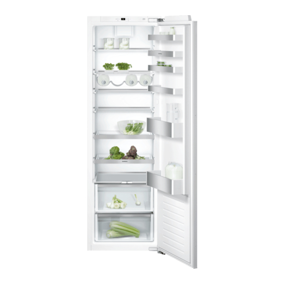 Gaggenau RC 282 Gebrauchsanleitung