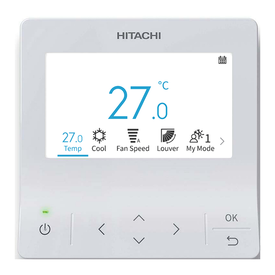 Hitachi airPoint Room H700 Installations- Und Betriebshandbuch
