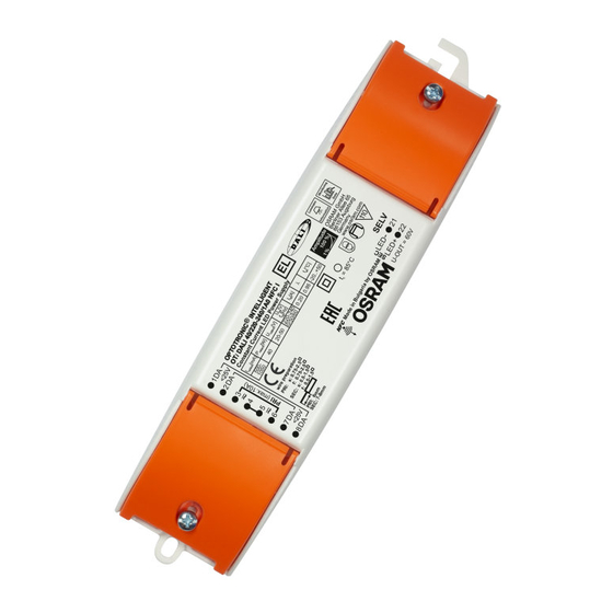 OSRAM OPTOTRONIC OTi DALI 15/220-240/1A0 NFC TW I Installations- Und Betriebshinweise