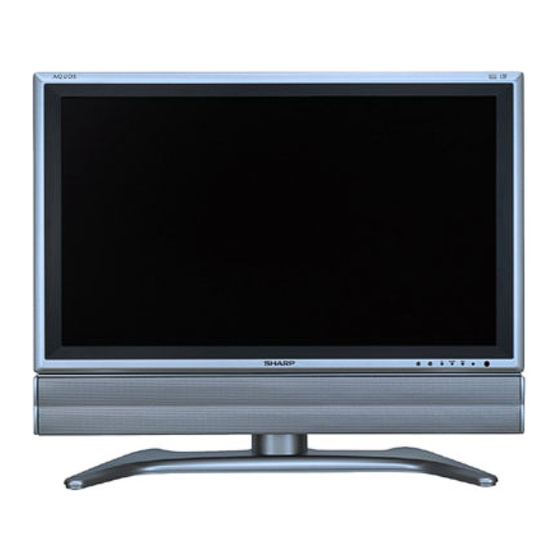 Sharp LC-32GA3E Bedienungsanleitung
