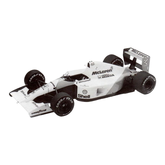Tamiya McLaren MP4/6 HONDA Bedienungsanleitung