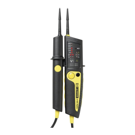 Beha-Amprobe 2100-Alpha Bedienungsanleitung
