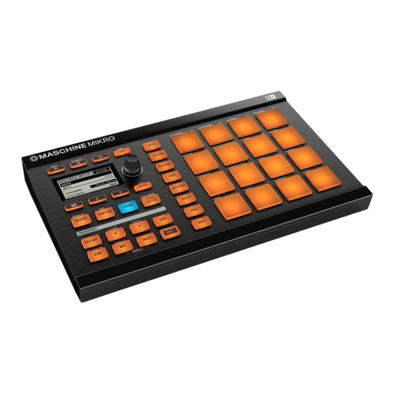Native Instruments MASCHINE MIKRO Benutzerhandbuch