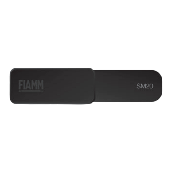 Fiamm SM20 Benutzerhandbuch