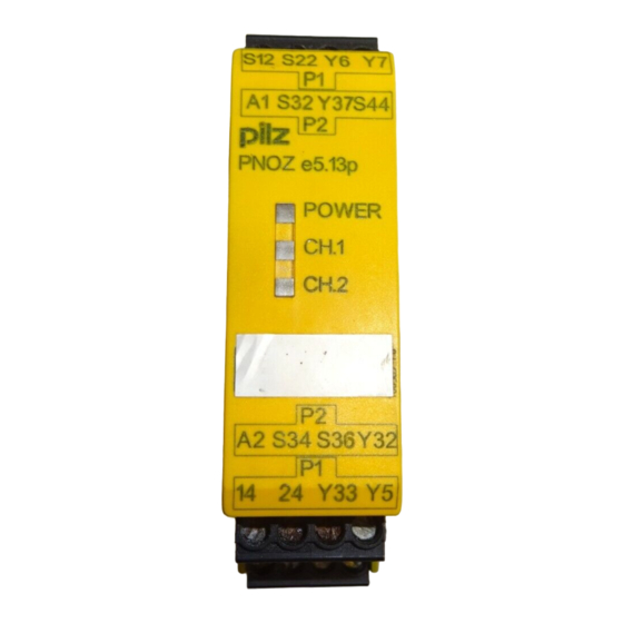 Pilz PNOZ e5.13p Bedienungsanleitung