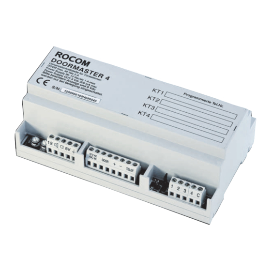 Rocom DOORMASTER 4 Bedienungsanleitung