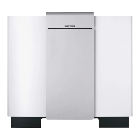 STIEBEL ELTRON WPF 20 Bedienung Und Installation