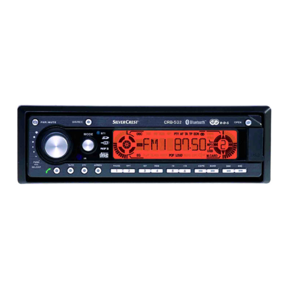Silvercrest CRB-532 Bedienungsanleitung