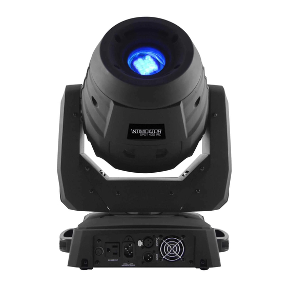 Chauvet DJ INTIMIDATOR SPOT 400 IRC Kurzanleitung