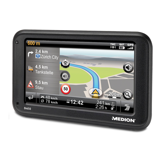 Medion GoPal E4450 Bedienungsanleitung
