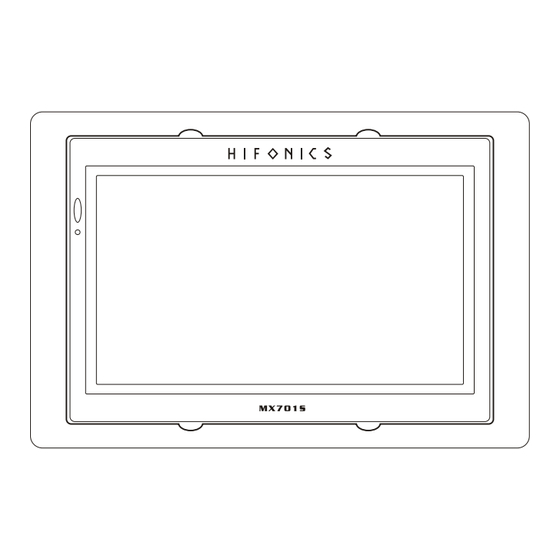 Hifonics MX701S Bedienungsanleitung