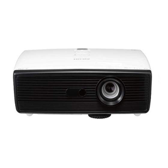 Ricoh PJX5260 Benutzerhandbuch