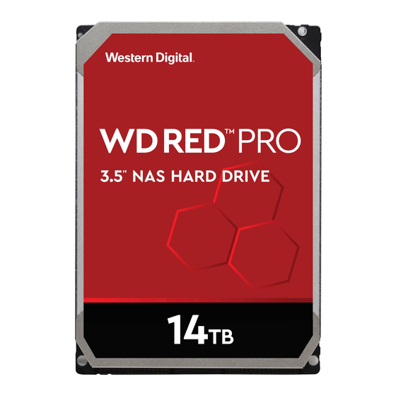 Western Digital WD Red Pro WD141KFGX Bedienungsanleitung