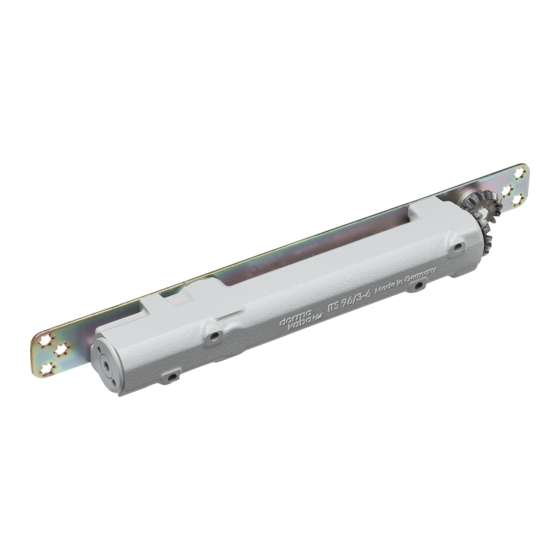 dormakaba G 96 GSR-EMF 2 Montageanleitung
