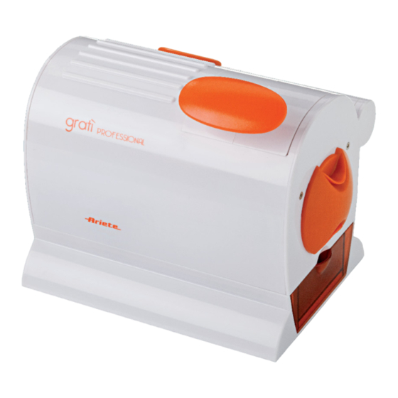 Ariete 445 Grati Professional Gebrauchsanweisung