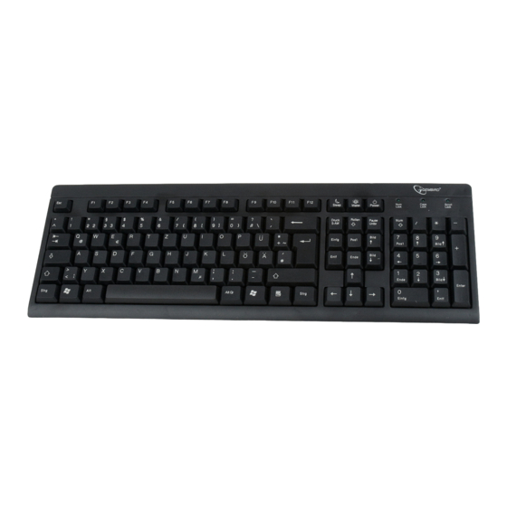 Gembird KB-8300-BL Handbuch