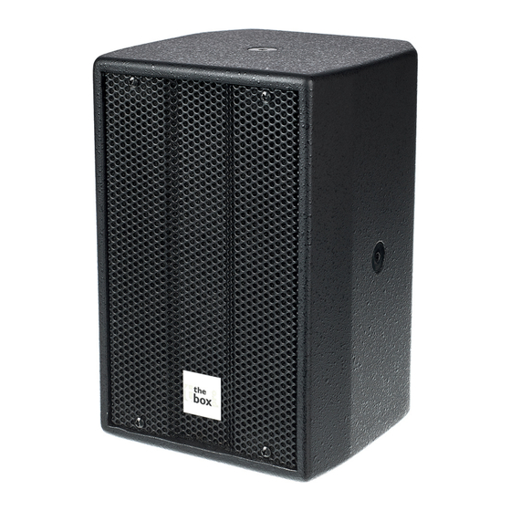 thomann The box pro Achat 104 Bedienungsanleitung