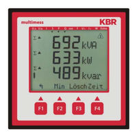 Kbr multimess 4F144-1-LCD-ESMSMT Serie Bedienungsanleitung
