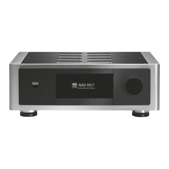 NAD M17 Bedienungsanleitung
