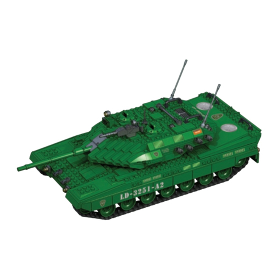 MEGA BLOKS Probuilder LEOPARD 2 Montageanleitung