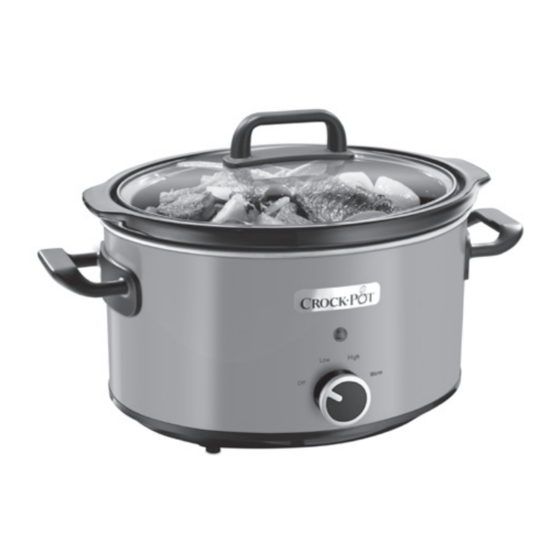 Crock-Pot CSC023X Serie Betriebsanleitung