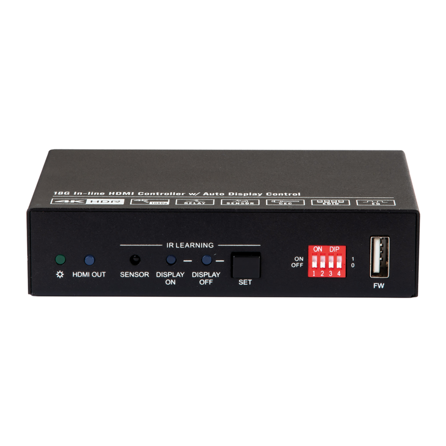 Kindermann HDMI Control Basic 4K60 Inbetriebnahme- Und Bedienungsanleitung