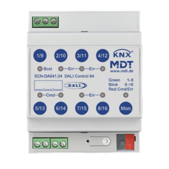 MDT Technologies SCN-DA641.04 Betriebsanleitung