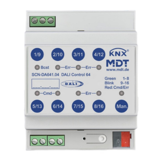 MDT Technologies SCN-DA641.04 Betriebsanleitung