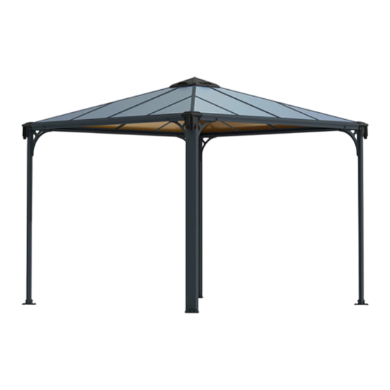 Palram Palermo Gazebo 3000 Montageanleitung