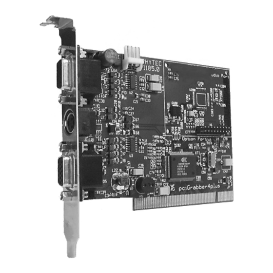 Phytec Grabber-4plus Hardware Bedienungsanleitung