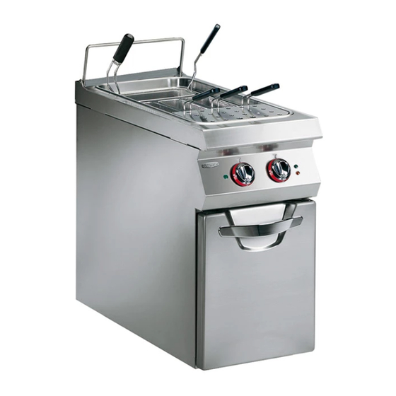 Angelo Po 091CP1E pasta cooker Bedien- Und Installationshandbuch