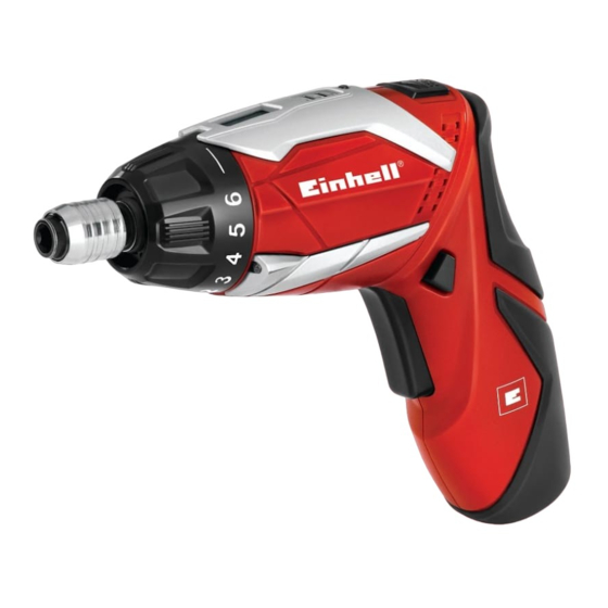 EINHELL LG RT-SD 3,6/1 Li Originalbetriebsanleitung