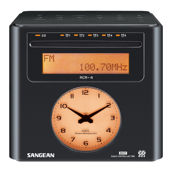 Sangean RCR-4 Bedienungsanleitung