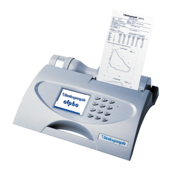 Vitalograph ALPHA 6000 Gebrauchsanleitung