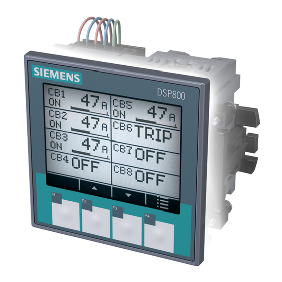 Siemens DSP800 Betriebsanleitung