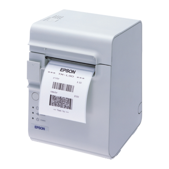 Epson TM-L90 Bedienungsanleitung