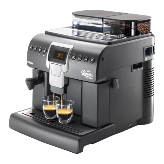 Saeco Royal Gran Crema Bedienungsanleitung