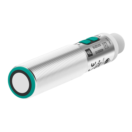 Pepperl+Fuchs UC 18GS Serie Inbetriebnahmeanleitung