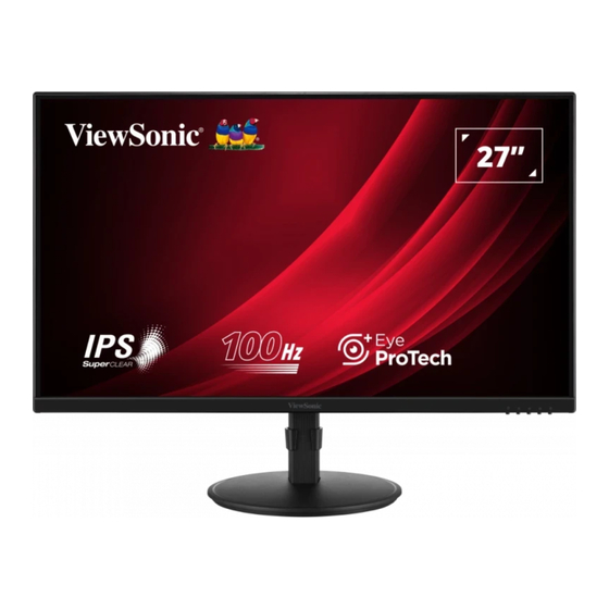 ViewSonic VG2708A-MHD Bedienungsanleitung