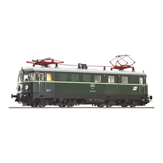 roco BR 1046 Bedienungsanleitung